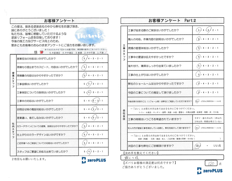 アンケート